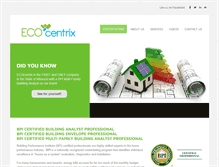 Tablet Screenshot of ecocentrixco.com